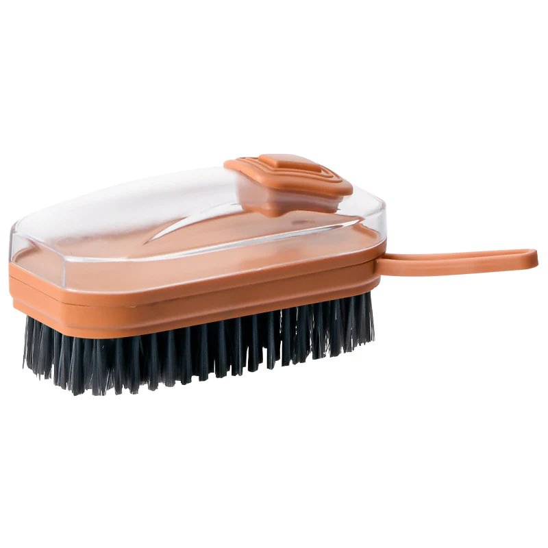 Soap Dispensing Palm Brush Soft Bristle Detachable Scrub Brush Household Cleaning