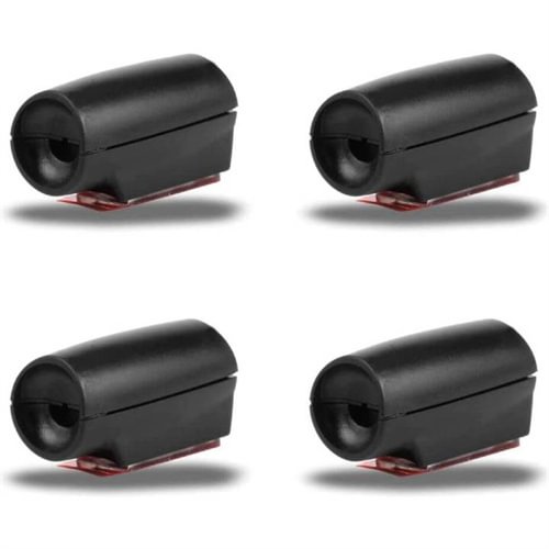 4-Piece Set of Deer Whistles Warning Device for Car, Deer Whistles for Vehicles with Rubber Pads