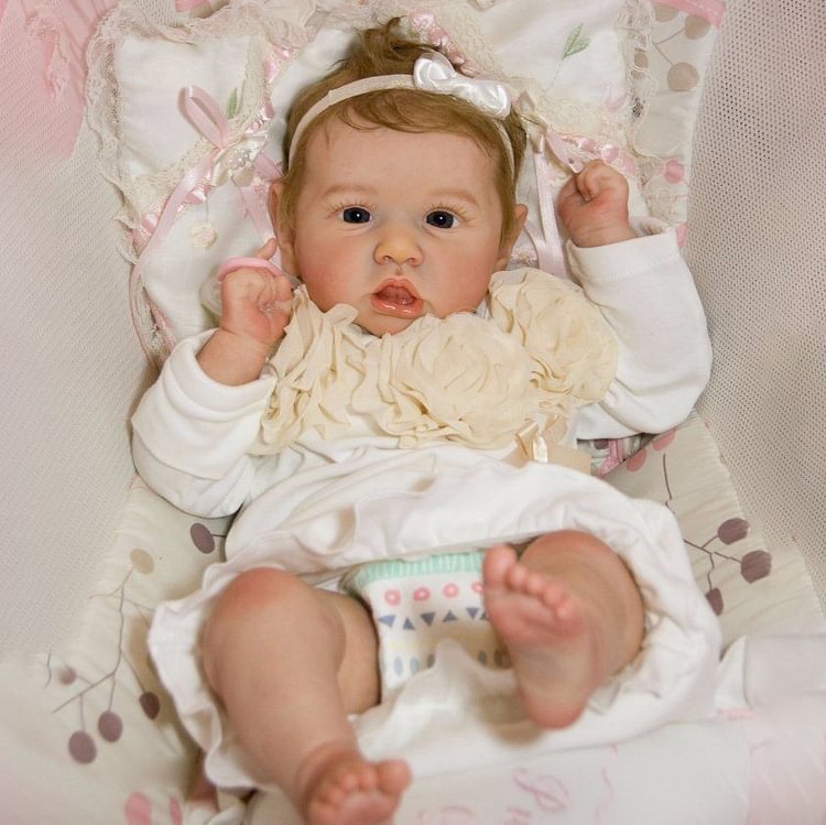  [Heartbeat💖 & Sound🔊] 20'' Cute Leanna Touch Real Reborn Baby Doll Girl - Reborndollsshop.com-Reborndollsshop®