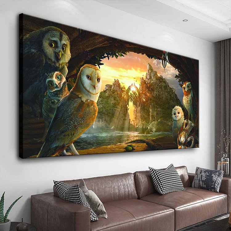 Legend Of The Guardians: The Owls Of Ga'Hoole Canvas Wall Art