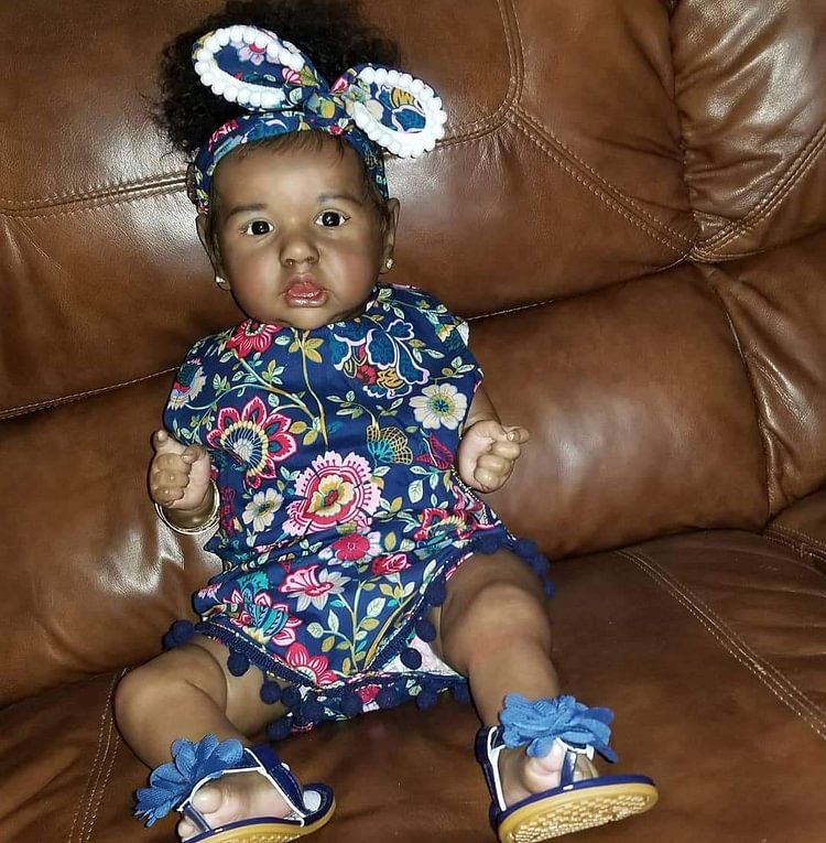  20'' Truly Morgan Black African American Reborn Baby Toddler Doll Girl - Reborndollsshop.com-Reborndollsshop®