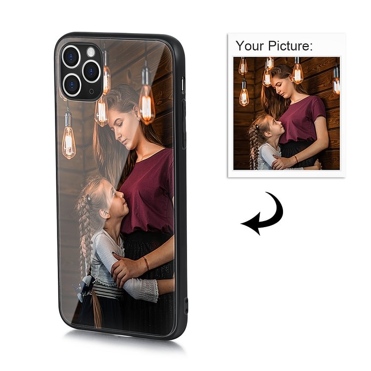 IPhone 11 Pro Max Custom Photo Protective Phone Case Glass Surface