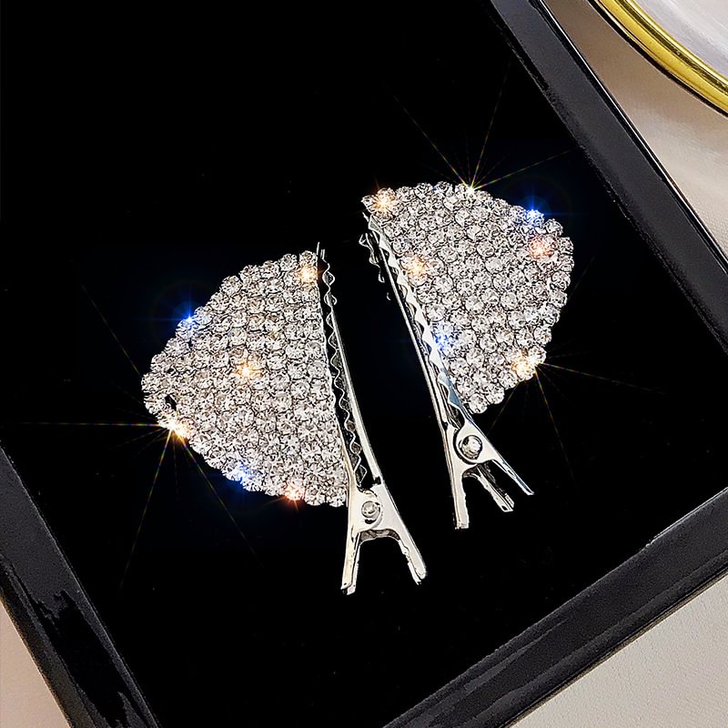 2022 Christmas Hair Accesories Cat Ear Hair Clip Cute Crystals Hairgrips Hairpins A Set Fashion Hair