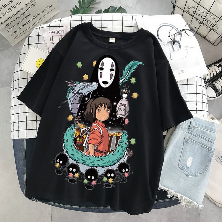 Anime Printed Oversize T-shirt