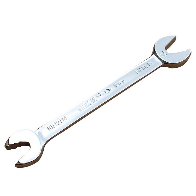 Portable CR-V Double Head Open End Wrench Repair Hand Tools Ratchet Spanner