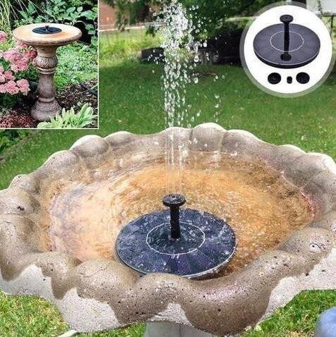 Enchanting Solar Garden Fountain Pump - vzzhome