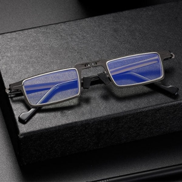 Ultra Light Titanium Material Screwless Foldable Reading Glasses - vzzhome