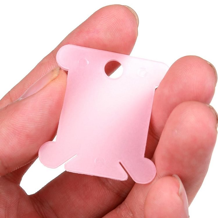 100Pcs Plastic Bobbins Floss Holder - Cross Stitch Accessories