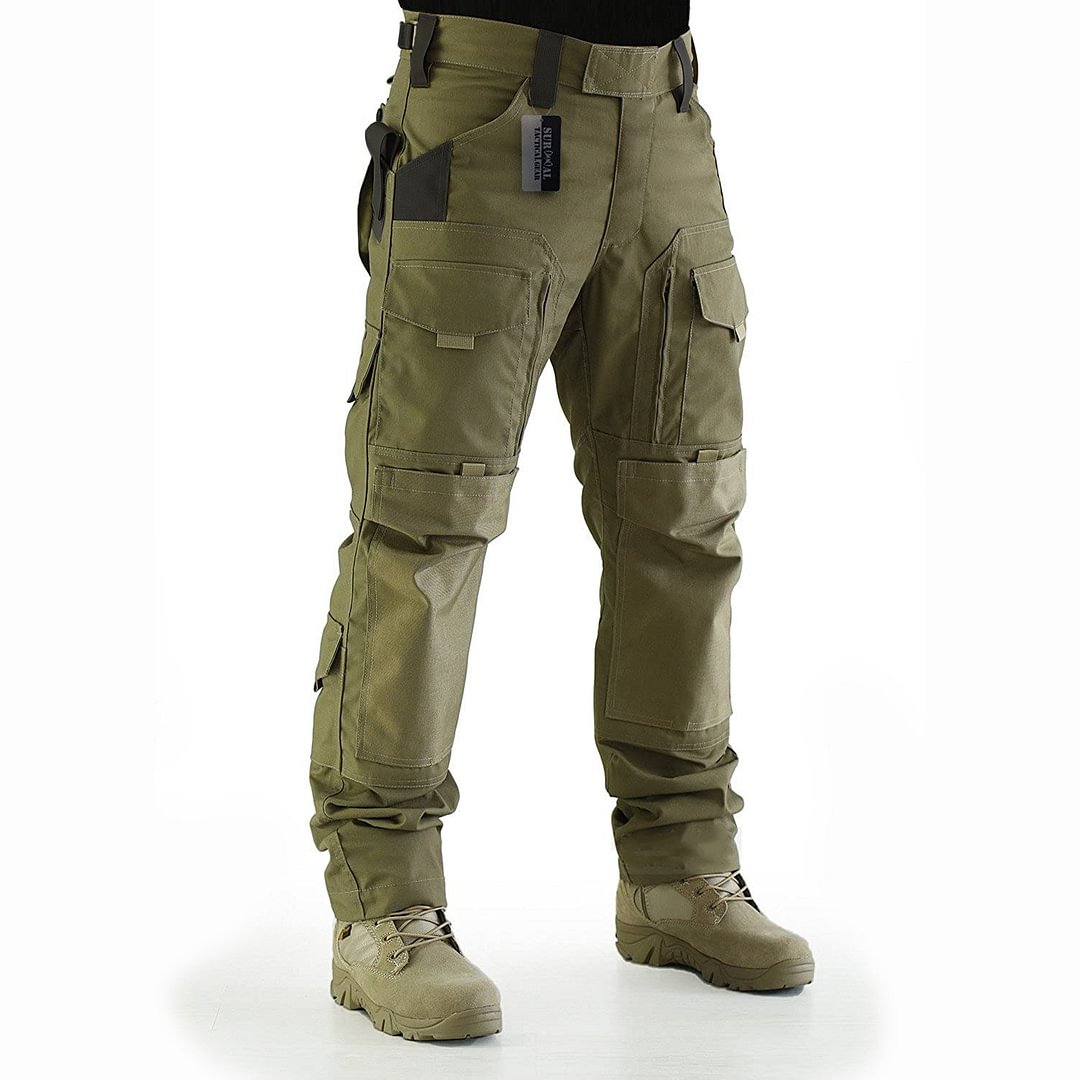 Mens Fashion Solid Color Outdoor Tactical Trousers / [viawink] /