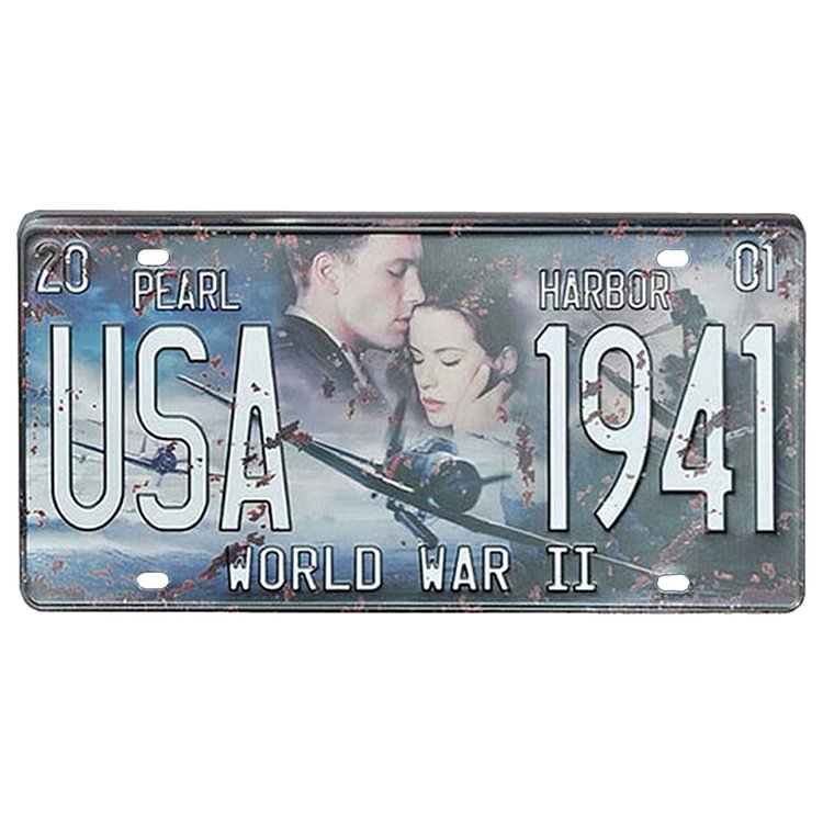 USA - Car Plate License Tin Signs/Wooden Signs - 30x15cm