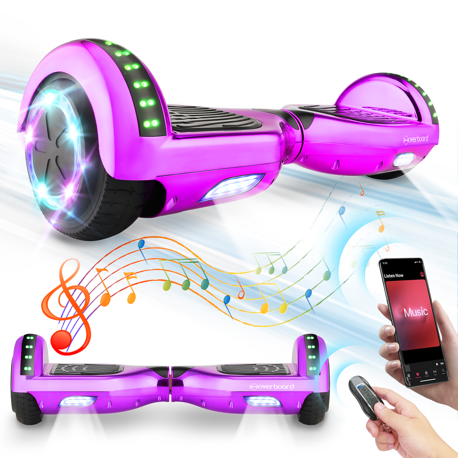 Details about   6.5'' Bluetooth Hoverboard Electric Self Balance Scooter All Terrain no Bag US 