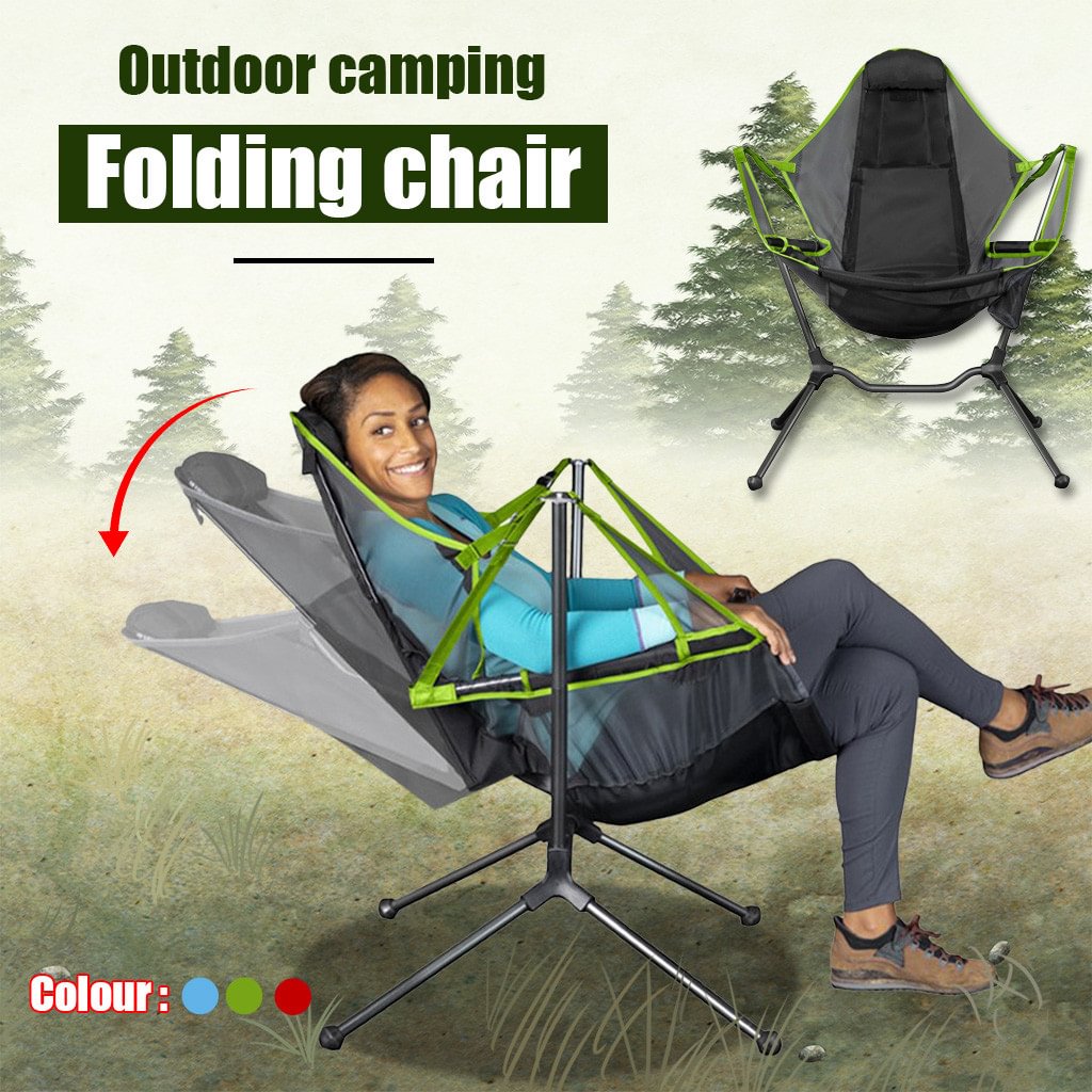 2022 Upgrade Recliner Luxury Camp Chairl Swinging Camping Chair、、sdecorshop