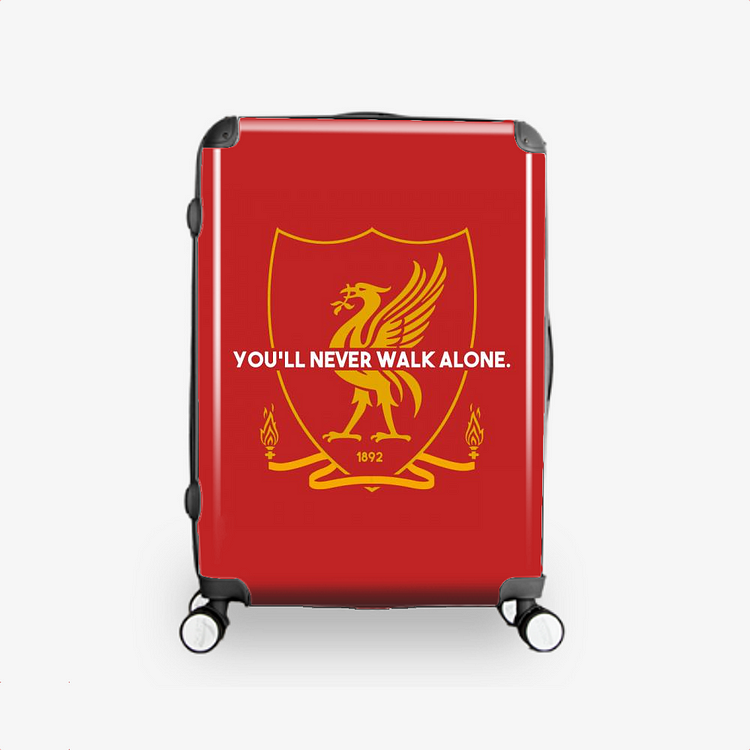 You Will Never Walk Alone Liverpool FC, Football Hardside Luggage