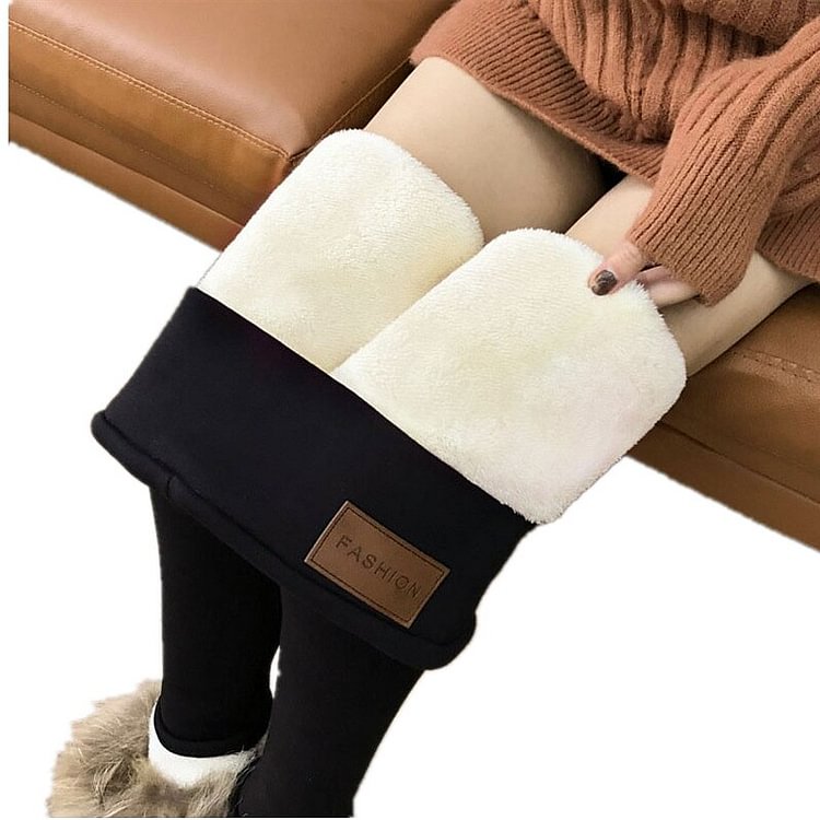 Women's Fleece Plush Warm Leggings