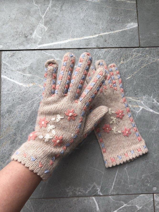 Woolen Warm Gloves-Mayoulove