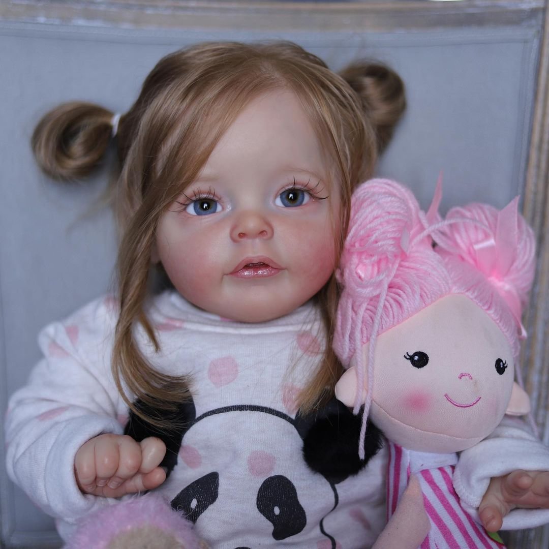 22 Inches Realistic Newborn Preemie Dolls Girl Lia