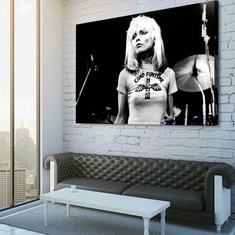 Blondie's Debbie Harry Live Canvas Wall Art
