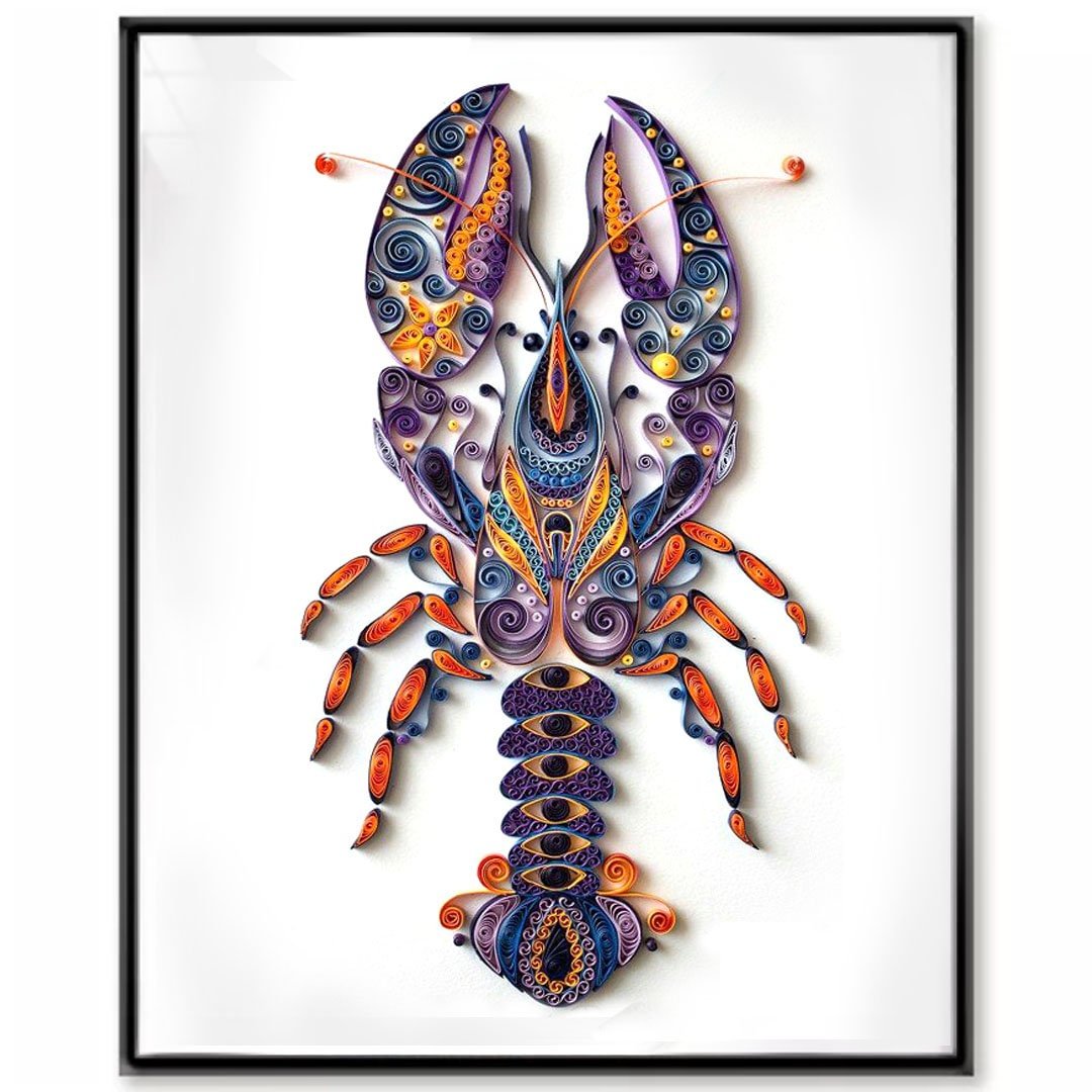 JEFFQUILLING™-JEFFQUILLING™ Paper Filigree painting Kit- Lobsters