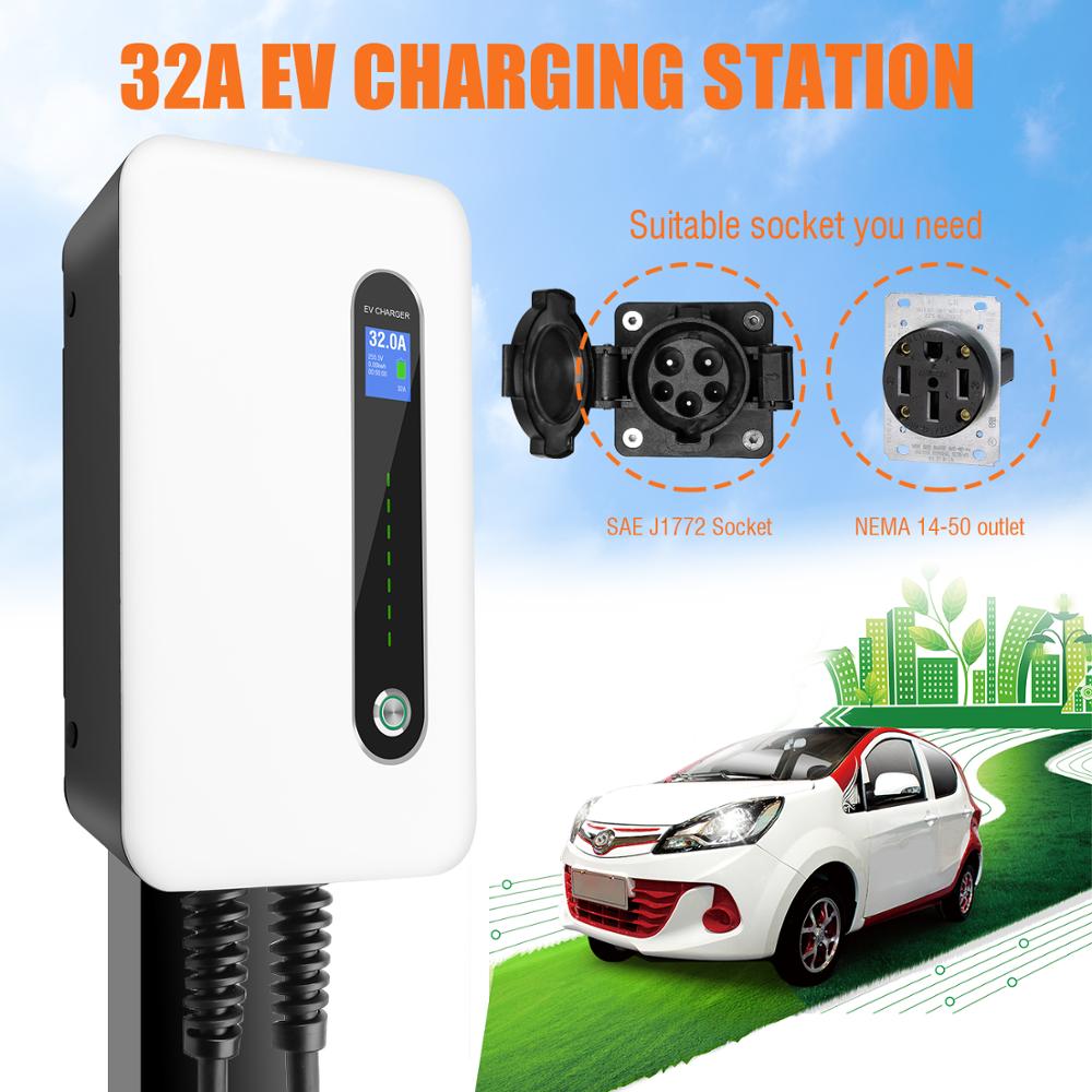 EV Car Charger Type 1 Cable Electric Vehicle Charging Station SAE J1772 ...