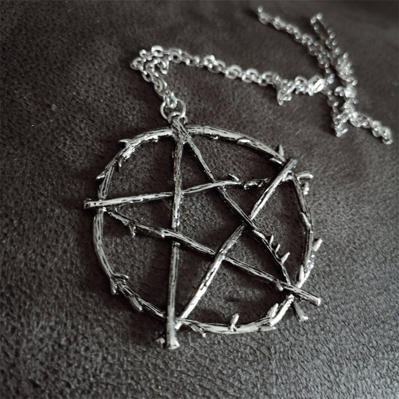 Vintage Geometric Pentagram Pendant / Techwear Club / Techwear