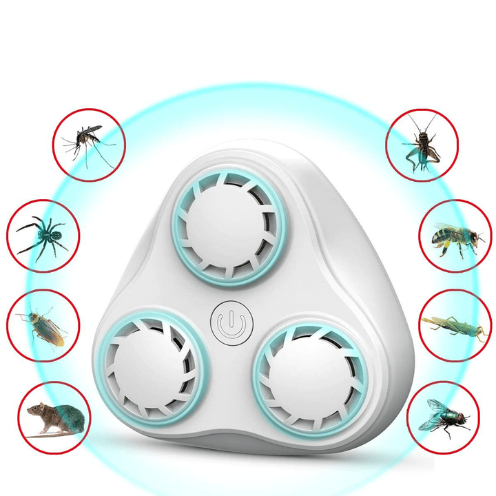 Ultrasonic Plug Electronic Indoor Pest Control Mosquito Mice Spider Rodent Insect Repeller