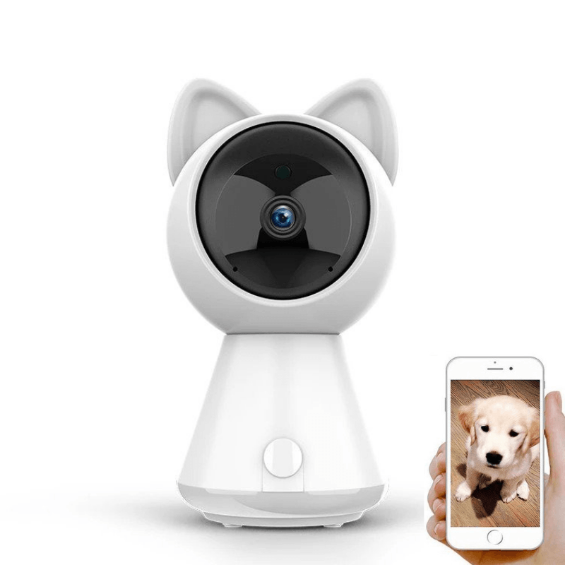 Radinnoo 1080p Cute Cat Security Pet Camera