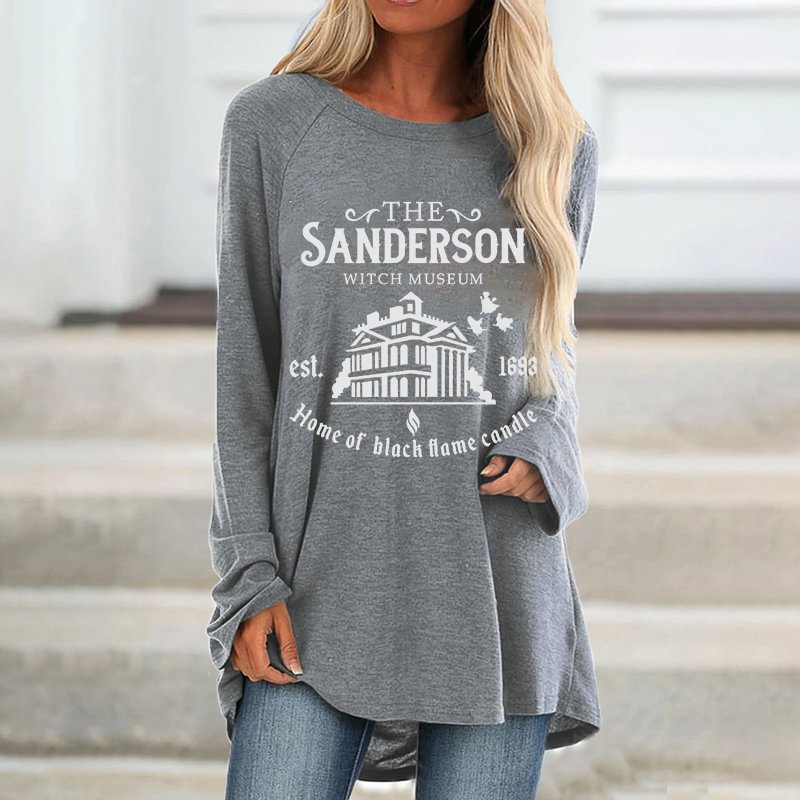 The Sanderson Witch Museum Printed Loose T-shirt
