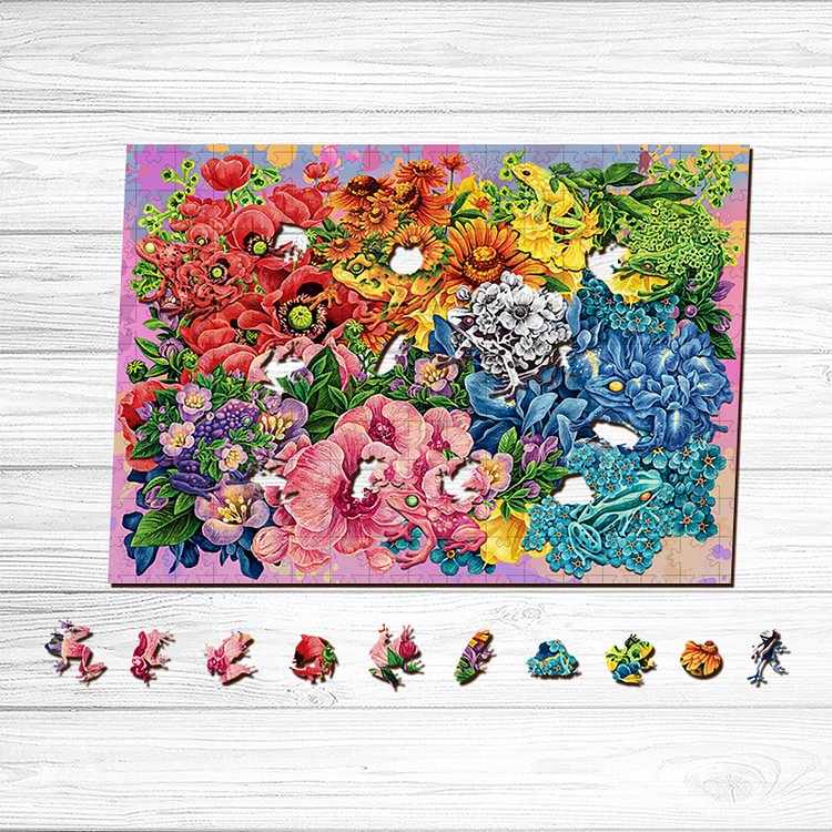 Frogs Army Wooden Puzzle