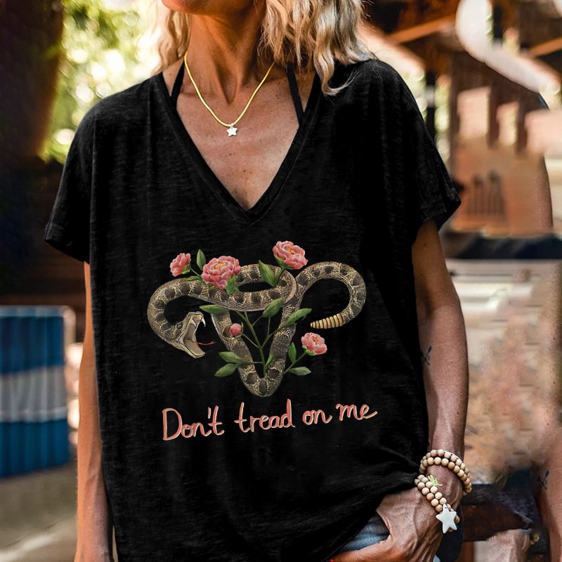 Don't Tread On Me  Printed T-shirt