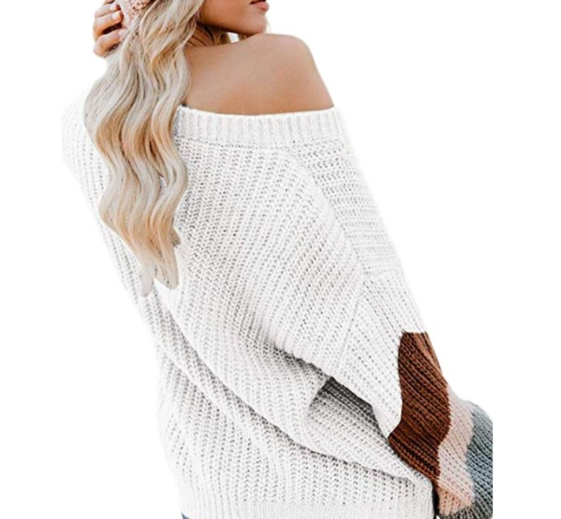 V-neck Sweater Plus Size Cross-border Sweater-Corachic