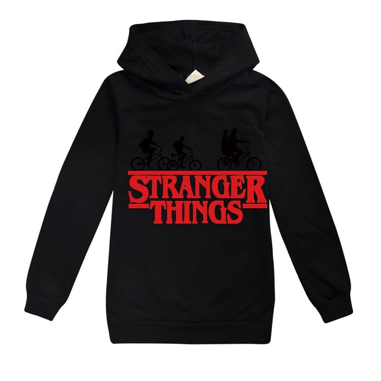 Mayoulove Stranger Things  Casual Sweatshirt  Spring Autumn Hoodie for Kids-Mayoulove