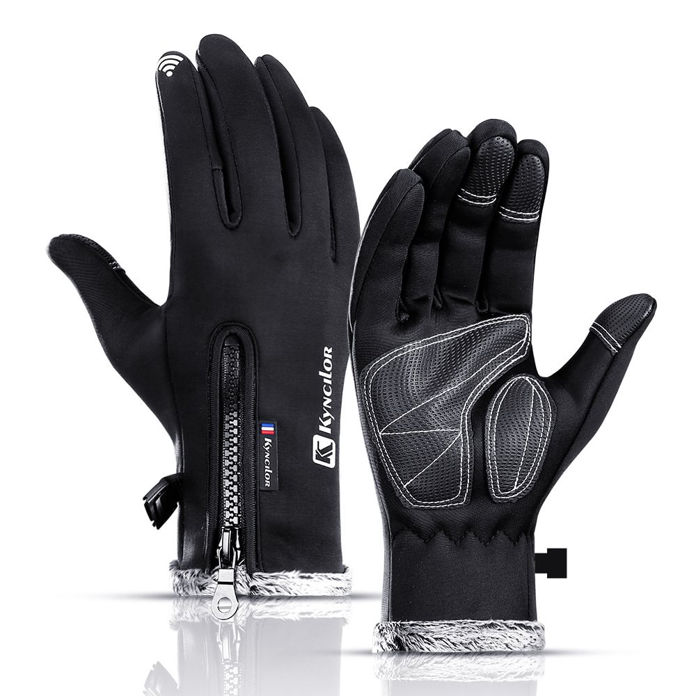 Outdoor warm and water-repellent riding touch screen gloves / [viawink] /