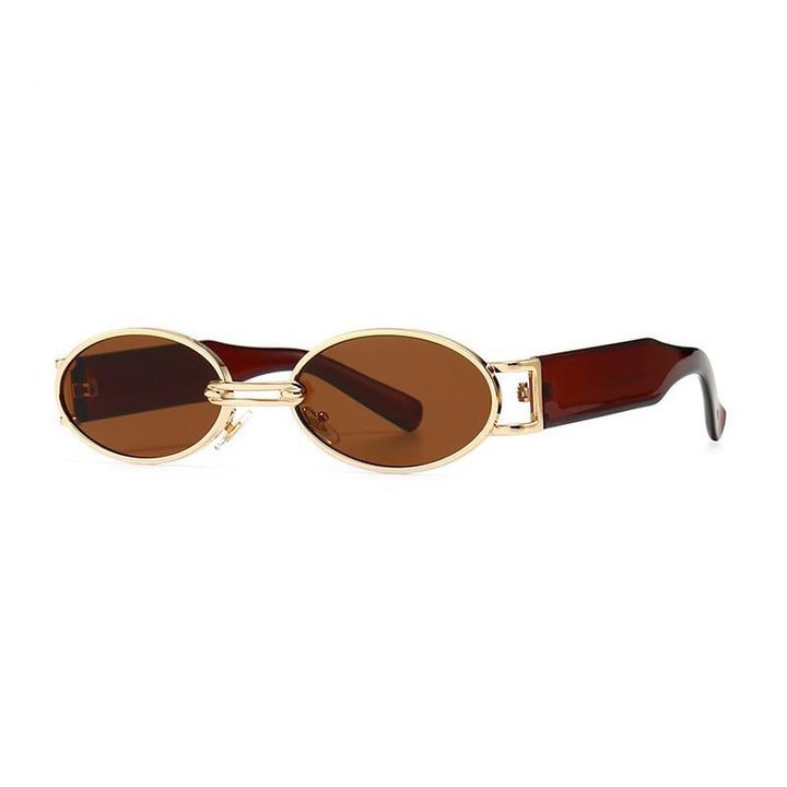 Vintage Small Oval Hip Hop Sunglasses