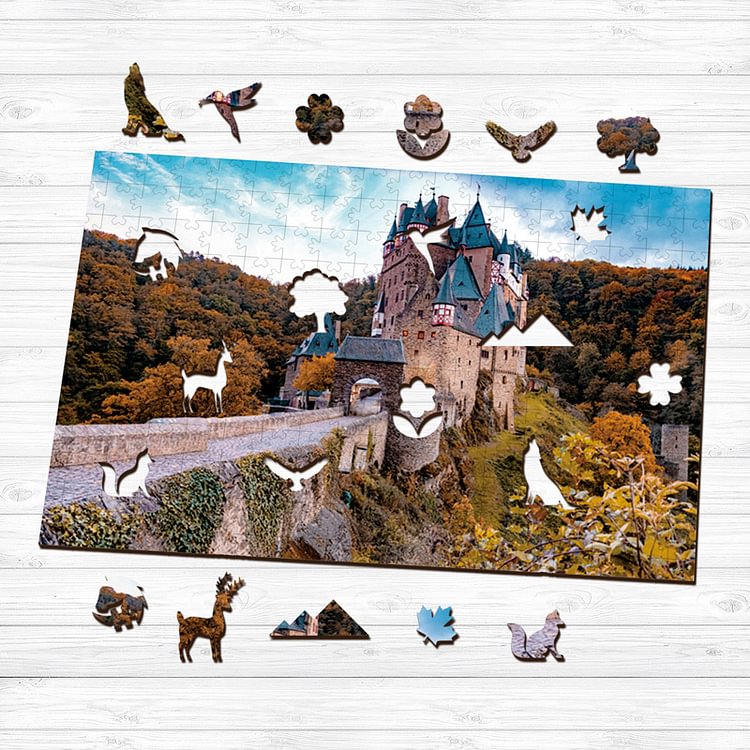 Eltz Castle Wooden Jigsaw Puzzle