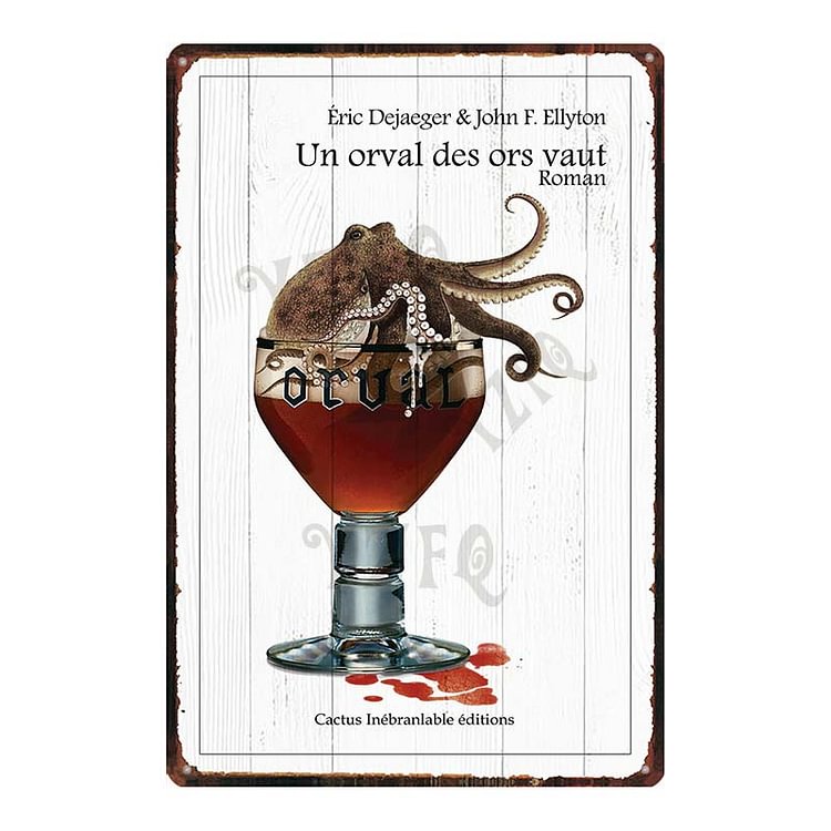 Orval Beer - Vintage Tin Signs/Wooden Signs - 20x30cm & 30x40cm