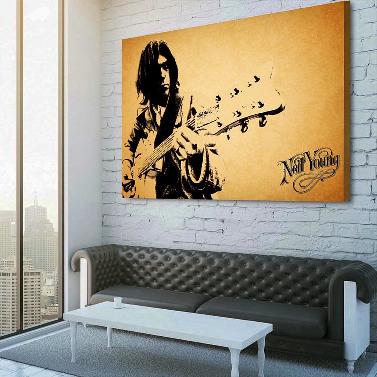 Neil Young Canvas Wall Art