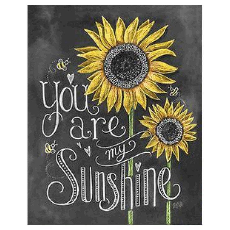Full Square Diamond Painting Sunflowers Sunshine