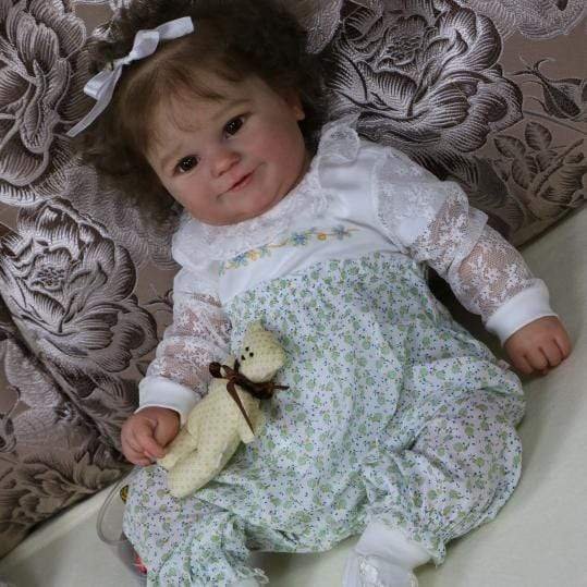  20'' Realistic licia  Reborn Baby Doll -Realistic and Lifelike with "Heartbeat" and Coos - Reborndollsshop.com-Reborndollsshop®