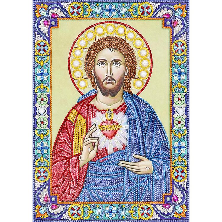 Religion - Special Shaped Drill Diamond Painting - 30x40cm(Canvas)