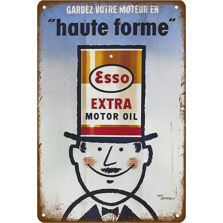 Esso Oil - Vintage Tin Signs/Wooden Signs - 20x30cm & 30x40cm