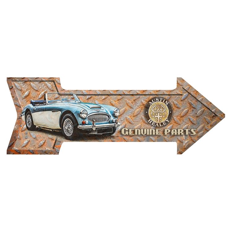 Aus Car - Vintage Tin Signs - 46x16cm