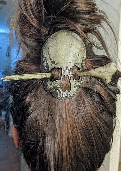 Halloween Moth Skull Hairpin - CODLINS - codlins.com