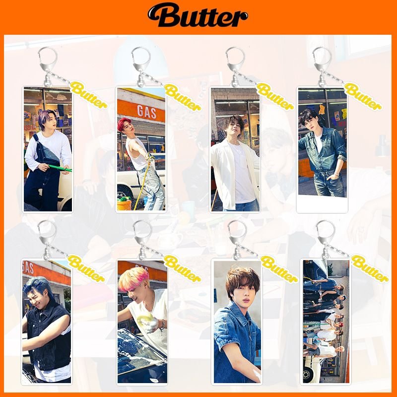 방탄소년단 Butter Concept Photo Keychain