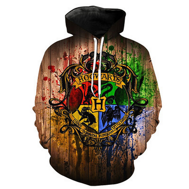 Mayoulove Harry Potter Hogwarts New Fashion Casual Hoodie Sweater Unisex Sweatshirt Coat-Mayoulove
