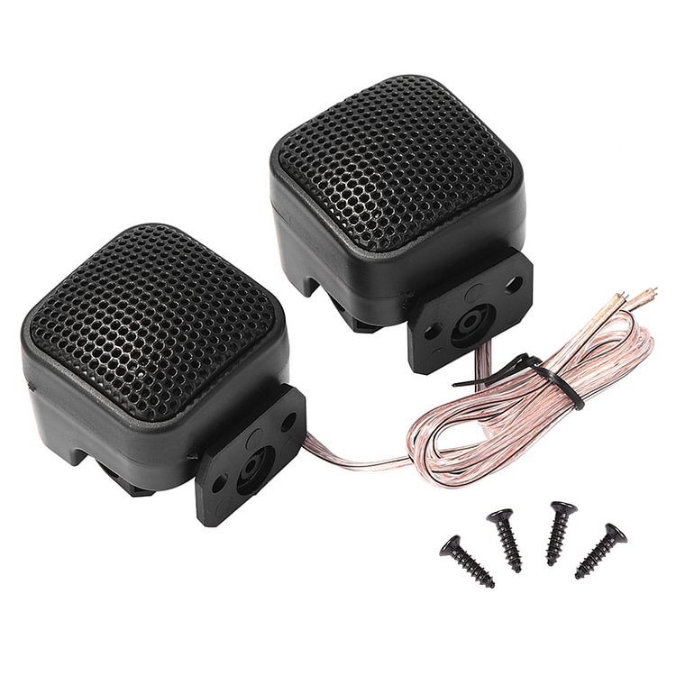 Car Tweeters 500W Mini Square Treble Loudspeakers Car Audio Speakers 1 Pair