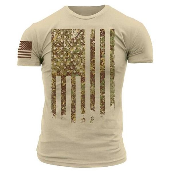 Printed tactical short-sleeved T-shirt / [viawink] /