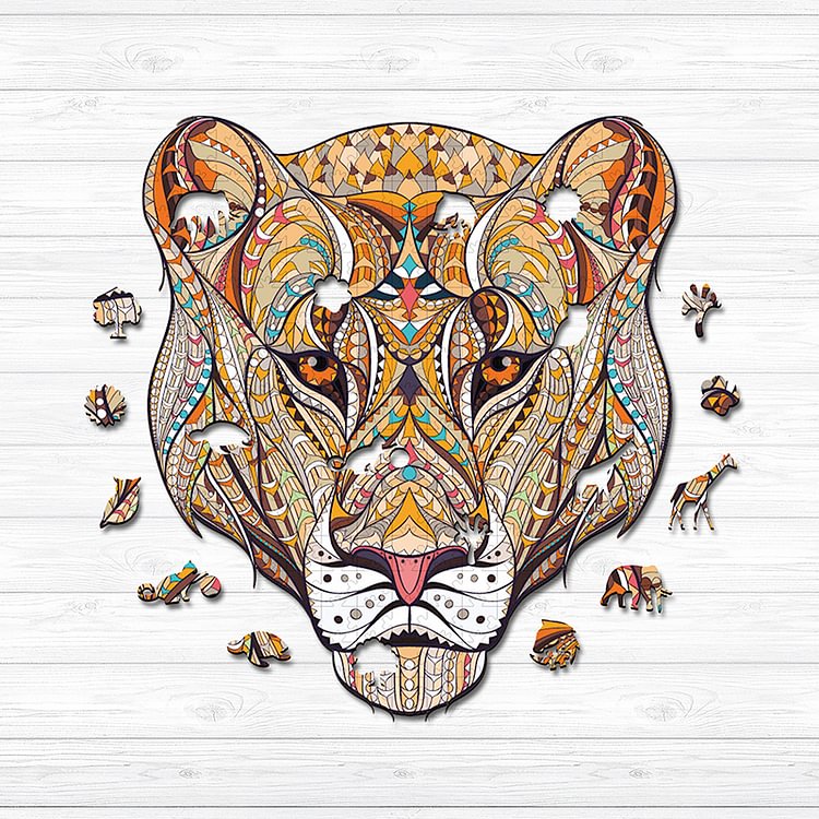 Lioness Wooden Jigsaw Puzzle