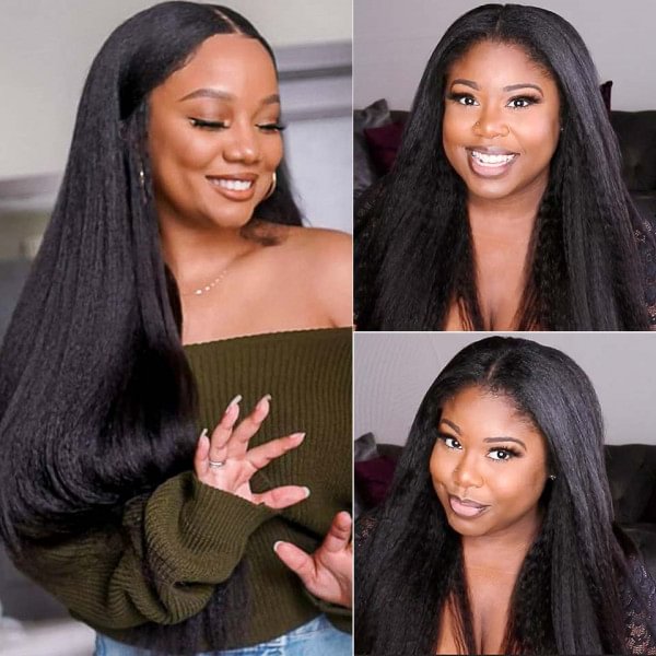 💥 Affordable  💥 Undetectable T Part Frontal Lace Wigs | Black Kinky Hair Wigs | Natural Hairline