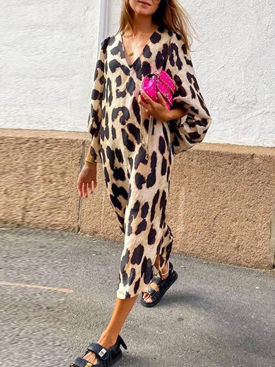 Wild Woman Leopard Print Dress P16397