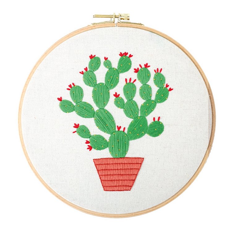 Plants Embroidery Kit-30*30CM